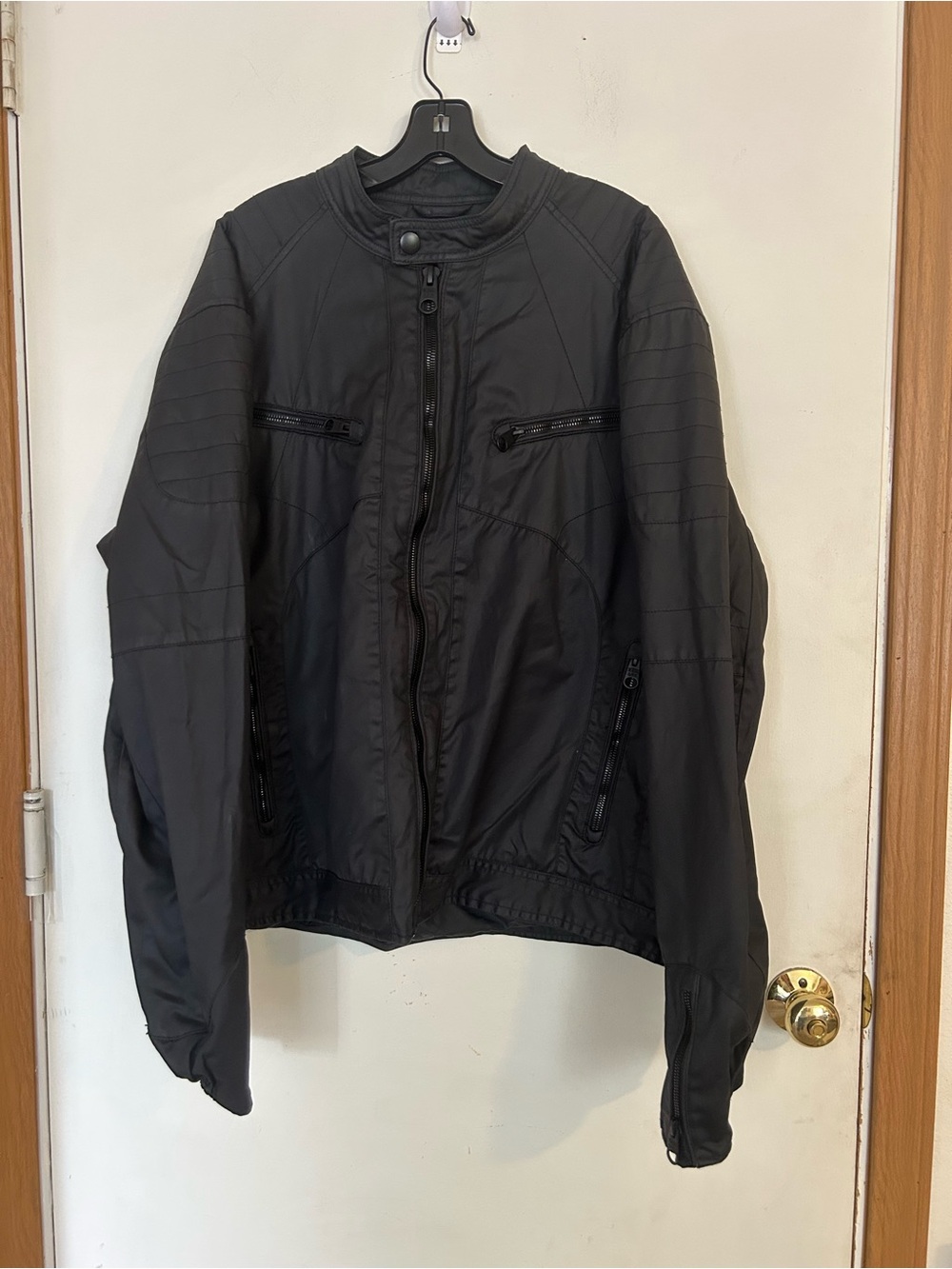 Angelo Litrico Men's XXL The DNM DIV Black Moto Jacket